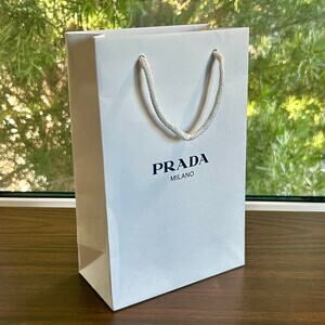 Authentic Prada Milano Paper Shopping Bag Only